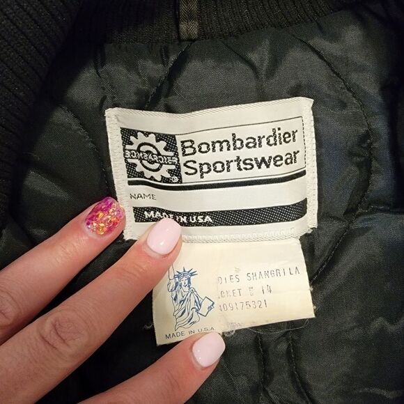 Vintage Bombardier Shangri La Jacket USA - Picture 3 of 5